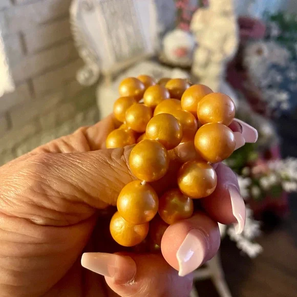 South sea golden pearl necklace - Picture 6 of 12